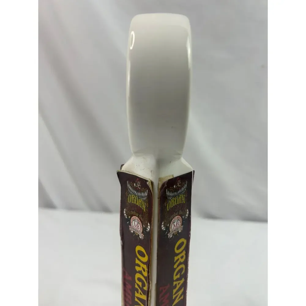 Mankato Brewery Organ Grinder Amber Ale Ceramic Beer Tap Handle Minnesota